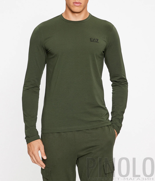 Кофта с длинным рукавом EA7 EMPORIO ARMANI 8NPT55 PJM5Z зеленая Кофта с длинным рукавом EA7 EMPORIO ARMANI 8NPT55 PJM5Z зеленая