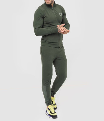 Мужской спортивный костюм EA7 EMPORIO ARMANI 6RPV77 PJ9FZ зеленый Мужской спортивный костюм EA7 EMPORIO ARMANI 6RPV77 PJ9FZ зеленый