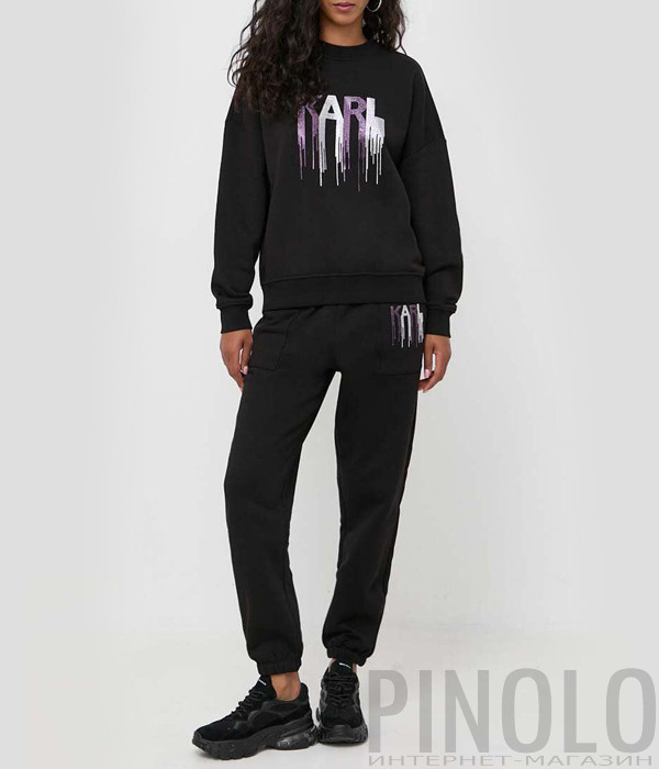 Костюм KARL LAGERFELD 236W1807-236W1052 с декором черный