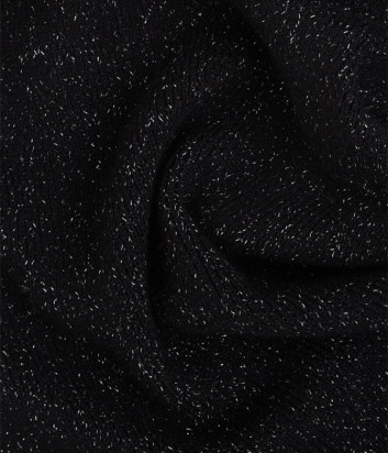 Шарф KARL LAGERFELD 236W3301 с люрексом черный