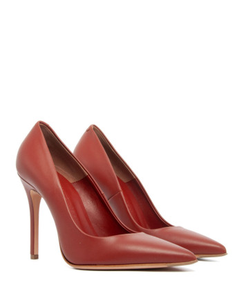 Кожаные туфли-лодочки SERGIO LEVANTESI Leysbek коричневые