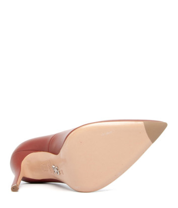 Кожаные туфли-лодочки SERGIO LEVANTESI Leysbek коричневые