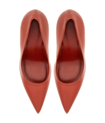 Кожаные туфли-лодочки SERGIO LEVANTESI Leysbek коричневые