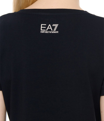 Футболка EA7 EMPORIO ARMANI 6RTT08 TJ6SZ с логотипом черная
