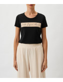 Футболка EA7 EMPORIO ARMANI 6RTT08 TJ6SZ с логотипом черная