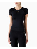 Футболка EA7 EMPORIO ARMANI 6RTT15 TJLHZ с логотипом черная