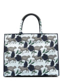 Сумка-шоппер FURLA Tote Opportunity WB00255 голубая с принтом