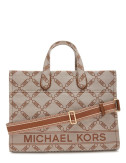 Сумка-шоппер MICHAEL KORS Gigi Large Empire Logo 30S3G3GT3J969 бежевая с принтом