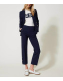 Синий костюм TWINSET 241TP2270-241TP2273 пиджак и брюки