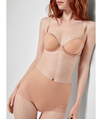 Трусы с высокой посадкой GISELA 1/10020B и бесшовной отделкой телесные Трусы с высокой посадкой GISELA 1/10020B и бесшовной отделкой телесные
