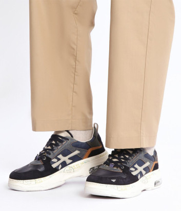 Мужские кроссовки PREMIATA Drake 304 комбинированные