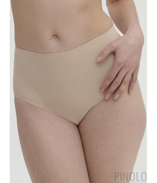 Бесшовные трусы SIMONE PERELE Essentiel 13V610 высокой посадки телесные