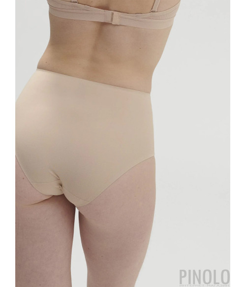 Бесшовные трусы SIMONE PERELE Essentiel 13V610 высокой посадки телесные