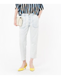 Джинсы PINKO 102761A1JH с завышенной талией голубые