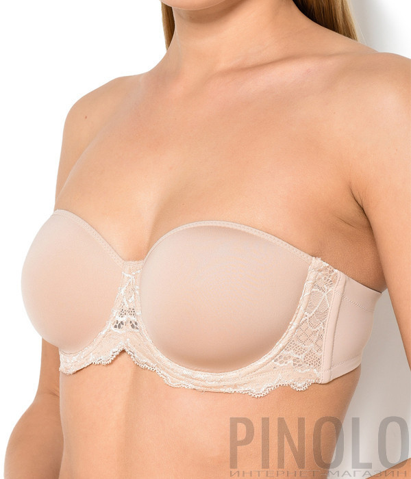 Бюстгальтер-бандо SIMONE PERELE Caresse 12A300 с чашками спейсер 3D телесный