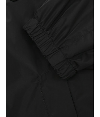 Куртка ERMANNO FIRENZE D44ED008APEY2 черная с белой аппликацией