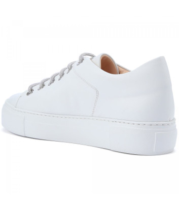 Кожаные кроссовки ATTILIO GIUSTI LEOMBRUNI (AGL) 925270 белые