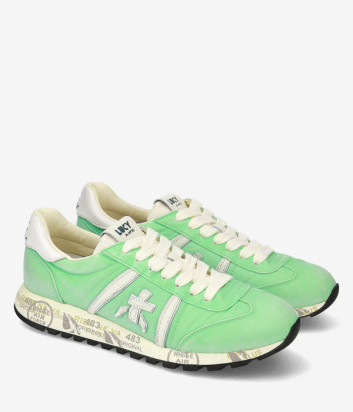 Женские кроссовки PREMIATA Lucy 6757 салатовые