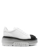 Кроссовки на платформе CASADEI 2X944V0701C2285 бело-черные