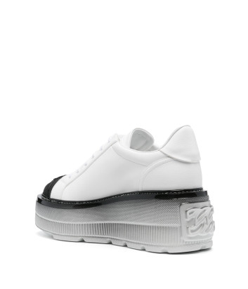 Кроссовки на платформе CASADEI 2X944V0701C2285 бело-черные