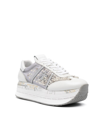 Кроссовки на платформе PREMIATA Beth 6751 белые