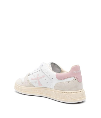 Женские кроссовки PREMIATA Quinnd 6558 бело-бежевые