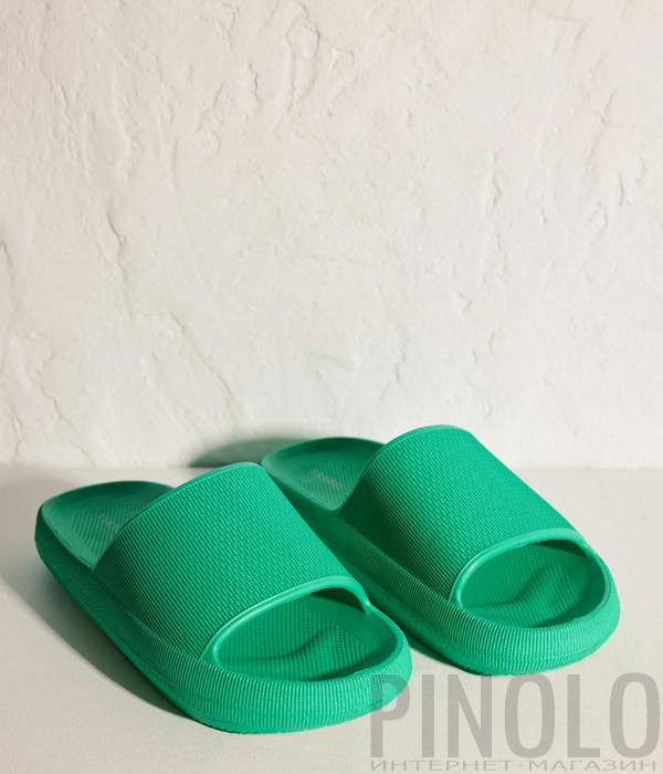 Пляжные шлепанцы YSABEL MORA 86086 зеленые