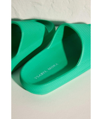 Пляжные шлепанцы YSABEL MORA 86086 зеленые