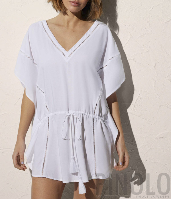 Пляжная туника YSABEL MORA Tanzania 86044 белая