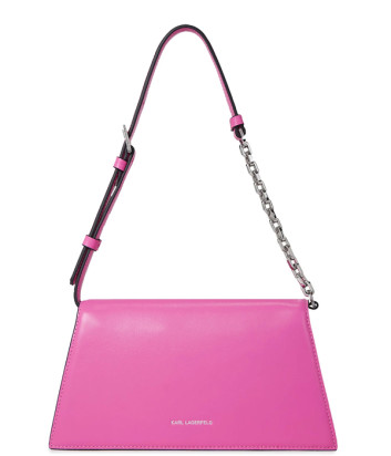 Сумка через плечо KARL LAGERFELD K/Signature 240W3005 в гладкой коже розовая