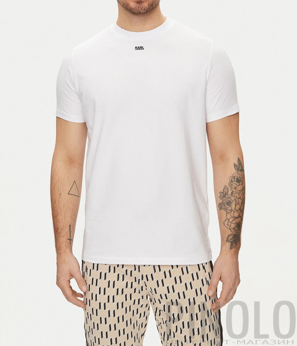 Футболка KARL LAGERFELD 755034 542221 белая