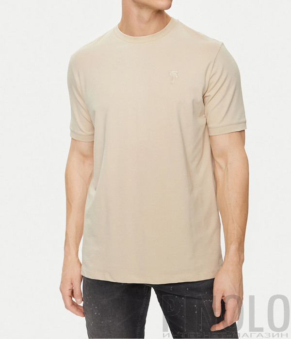 Футболка KARL LAGERFELD 755055 542221 бежевая