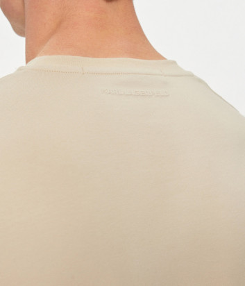 Футболка KARL LAGERFELD 755055 542221 бежевая