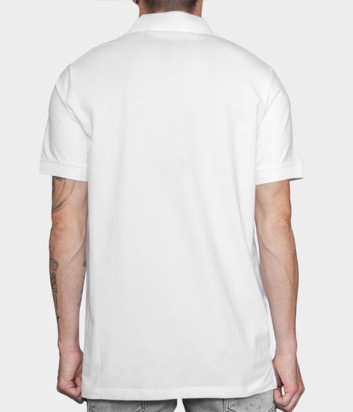 Мужское поло KARL LAGERFELD 745016 542221 белое