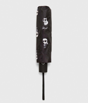 Зонт KARL LAGERFELD 241W3898 черный с принтом