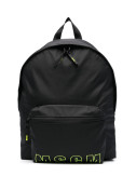Рюкзак MSGM 3640MZ38654 с вышитым логотипом черный