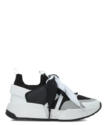 Кроссовки TOSCA BLU SS2412S120 с двойными шнурками черные