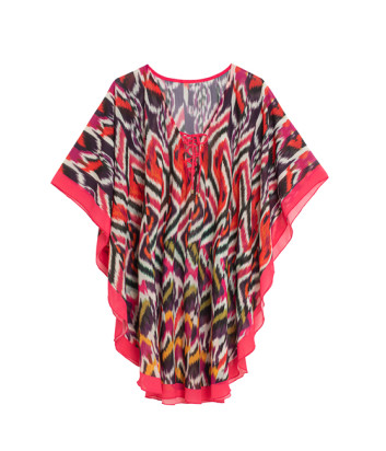 Пляжная туника DOLORES CORTES 2617-CM яркий принт