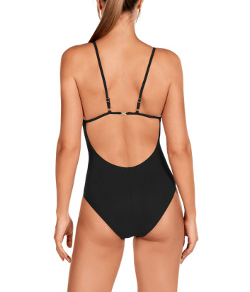 Сплошной купальник DOLORES CORTES 2631 с легкой коррекцией силуэта черный