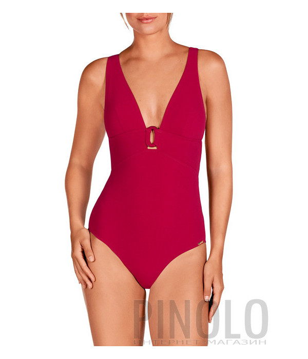 Сплошной купальник DOLORES CORTES 2686 малиновый