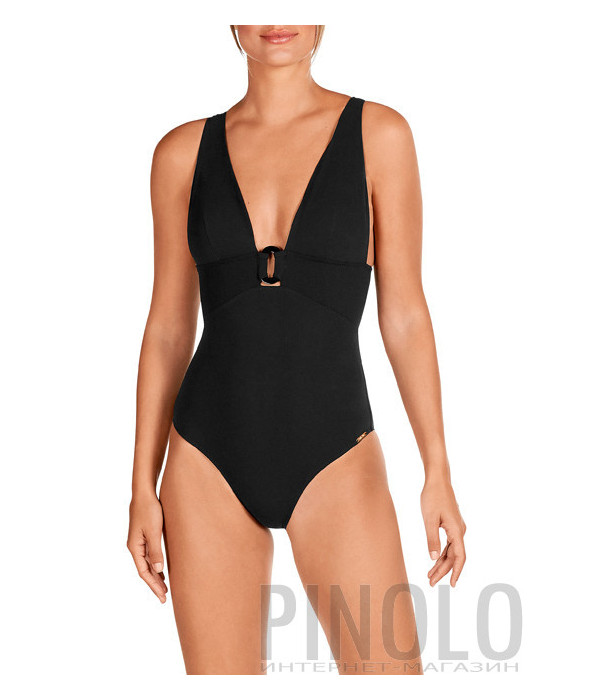 Сплошной купальник DOLORES CORTES 2687 черный