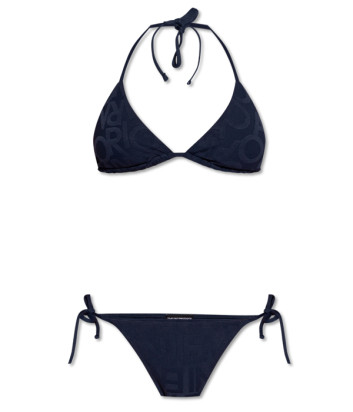 Купальник EMPORIO ARMANI 262740 4R322 с логотипом синий