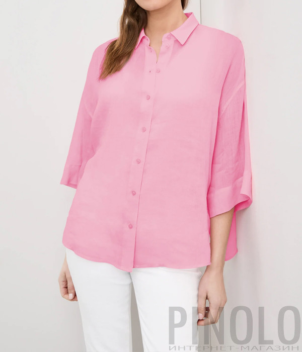 Розовая рубашка GERRY WEBER 360042-31432 свободного кроя