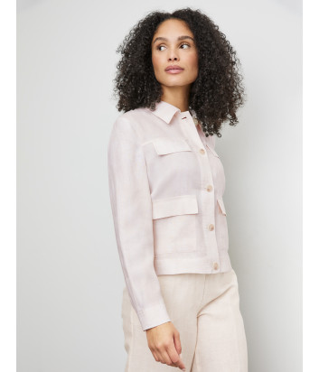 Льняной пиджак GERRY WEBER 330057-31287 нежно-розовый