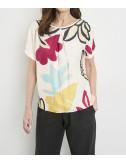 Топ GERRY WEBER 370269-35019 с ярким принтом