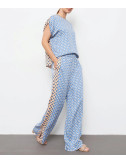 Костюм GERRY WEBER 260031/222209-66430 сине-бежевый принт