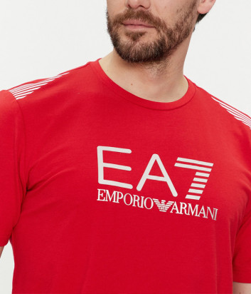 Футболка EA7 EMPORIO ARMANI 3DPT29 PJULZ красная