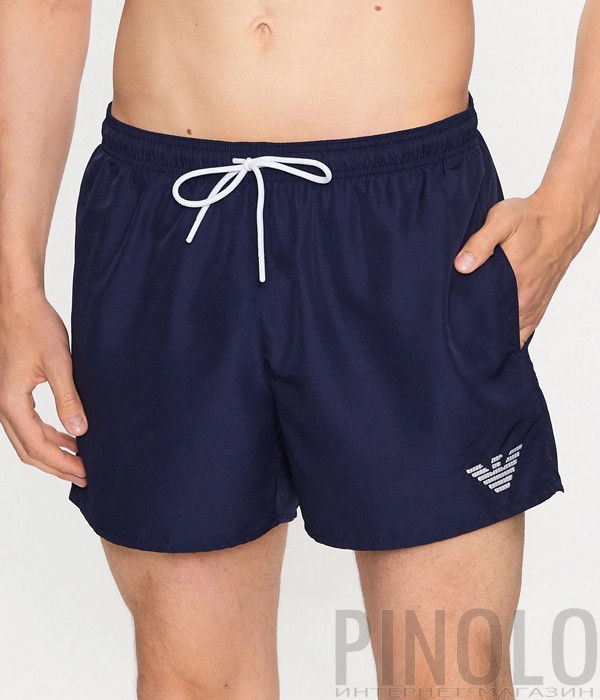 Мужские плавки-шорты EMPORIO ARMANI 211752 4R438 синие