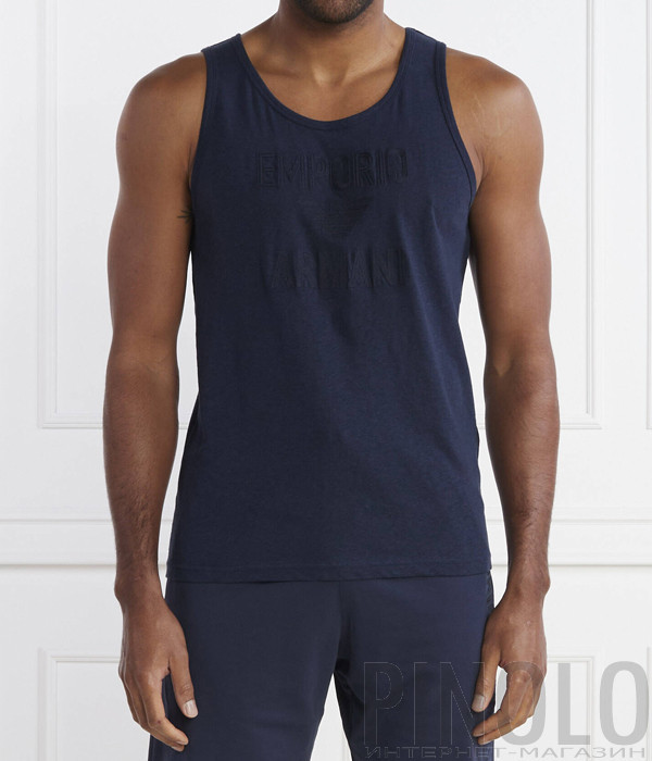 Мужская майка EMPORIO ARMANI 211875 4R485 синяя