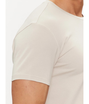 Мужская футболка EMPORIO ARMANI 111971 4R525 бежевая